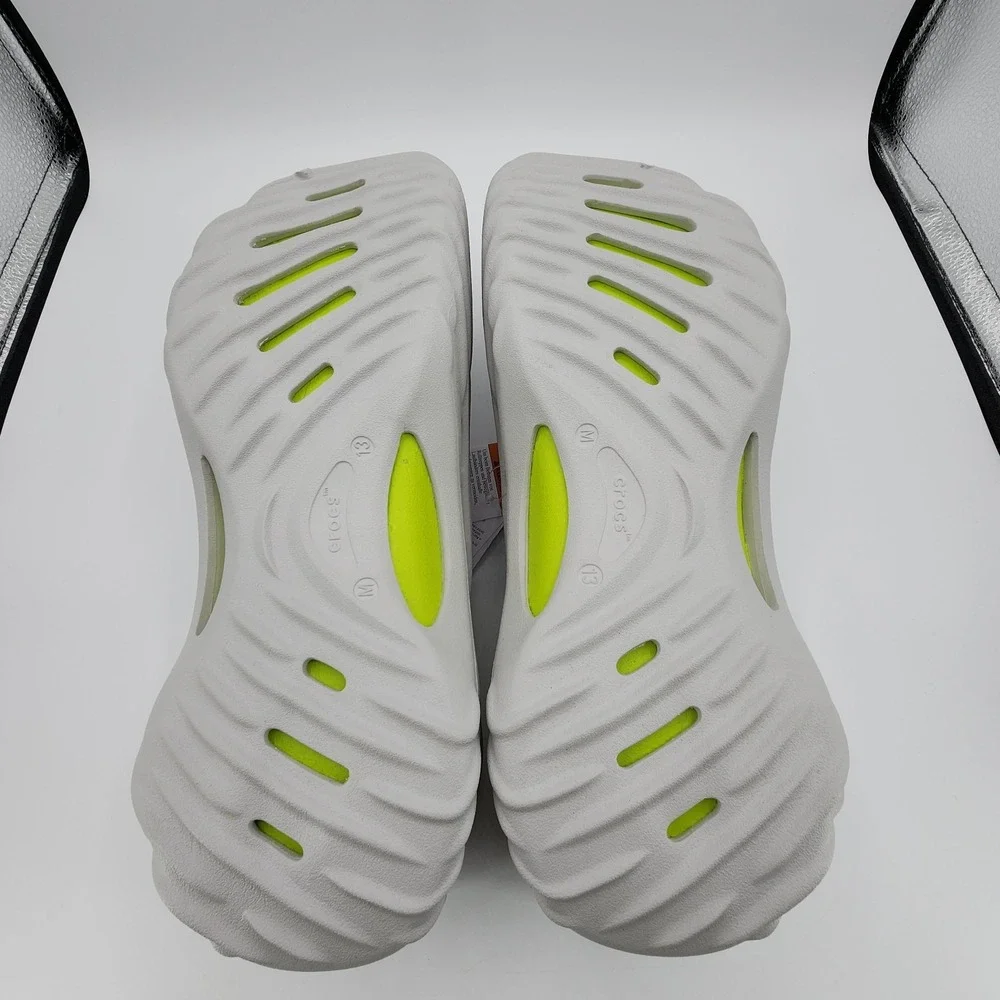 Crocs‎ Echo Wave Clog Mens 13 Atmosphere Lime Punch Shoes 210521-1FT NEW